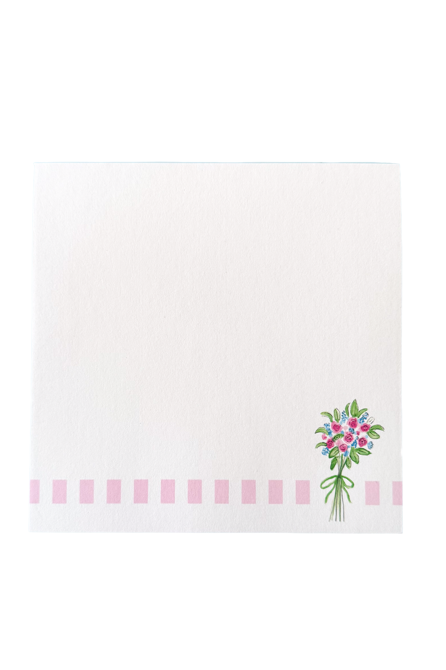 Flowers and Stripes Notepad