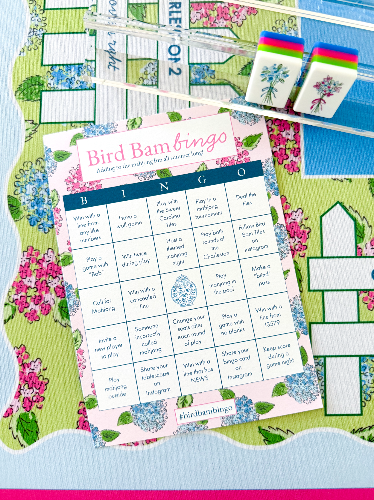 Bird Bam Tiles Summer 2026 Bingo Card