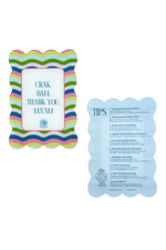 2 multicolor mahjong tile shuffler cards 